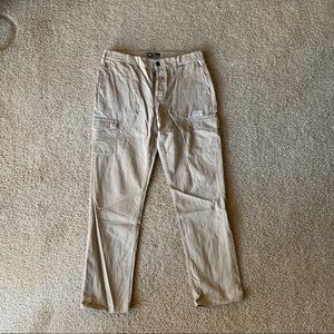 Hurley Men's Troop Khaki Cargo Pants - Size 32